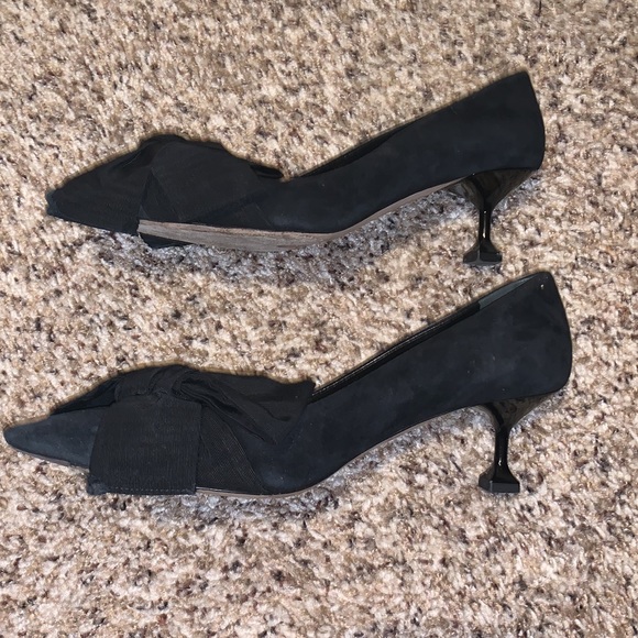 Miu miu suede heels with bow - Picture 3 of 8